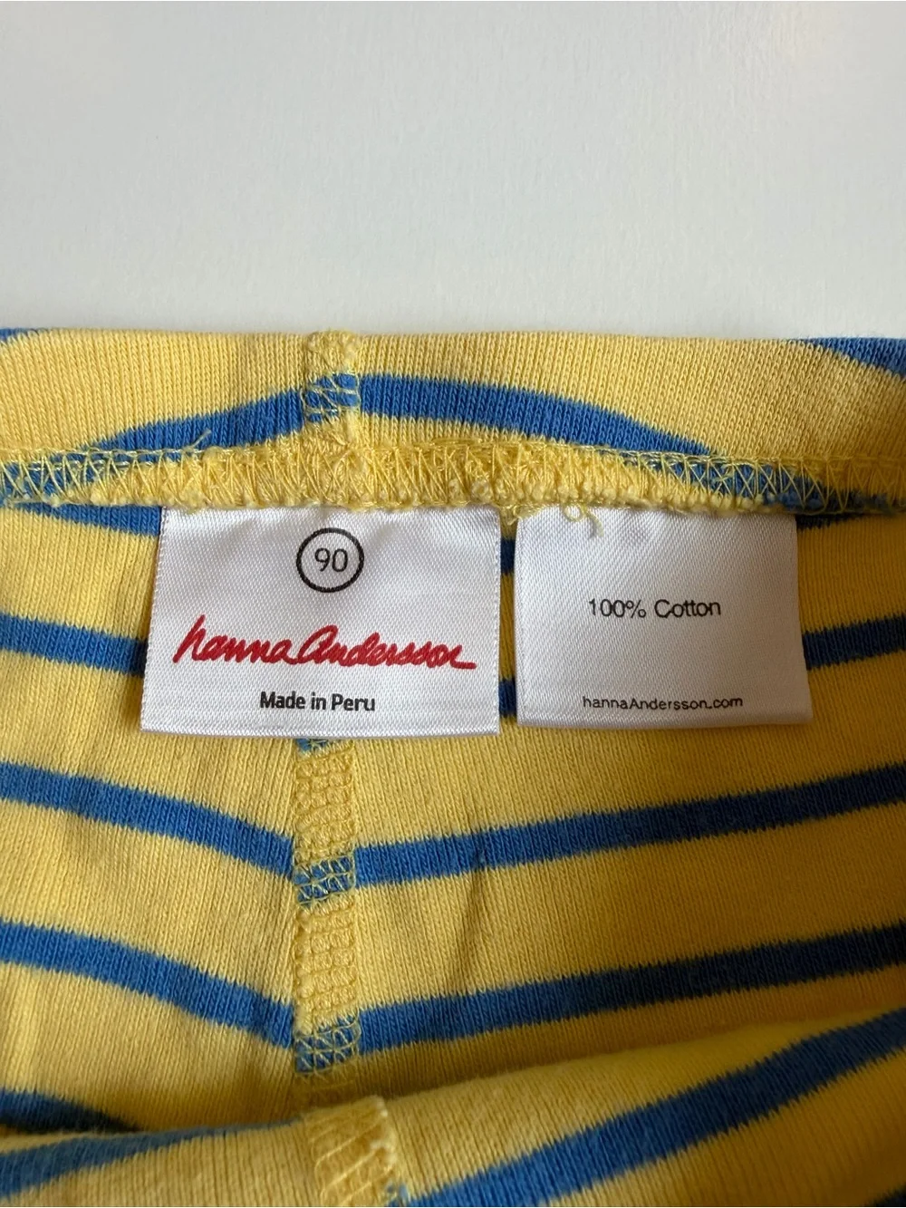 Hanna Andersson Blue & Yellow Play Dress Set